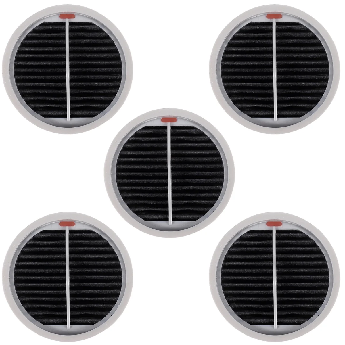 5Pcs HEPA Filter Washable for Roidmi X20 / X30 / X30 / S2 / F8 Storm Pro Wireless Vacuum Cleaner