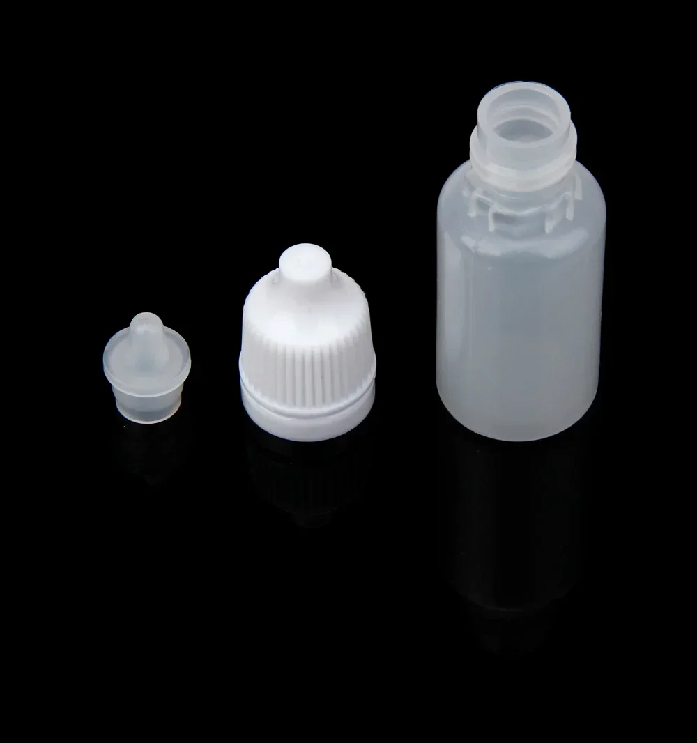 20 Stuks 5Ml/10Ml/15Ml/20Ml/30Ml/50Ml Lege Plastic Knijpbare Druppelflessen Oog Vloeibare Druppelaar Navulbare Flessen