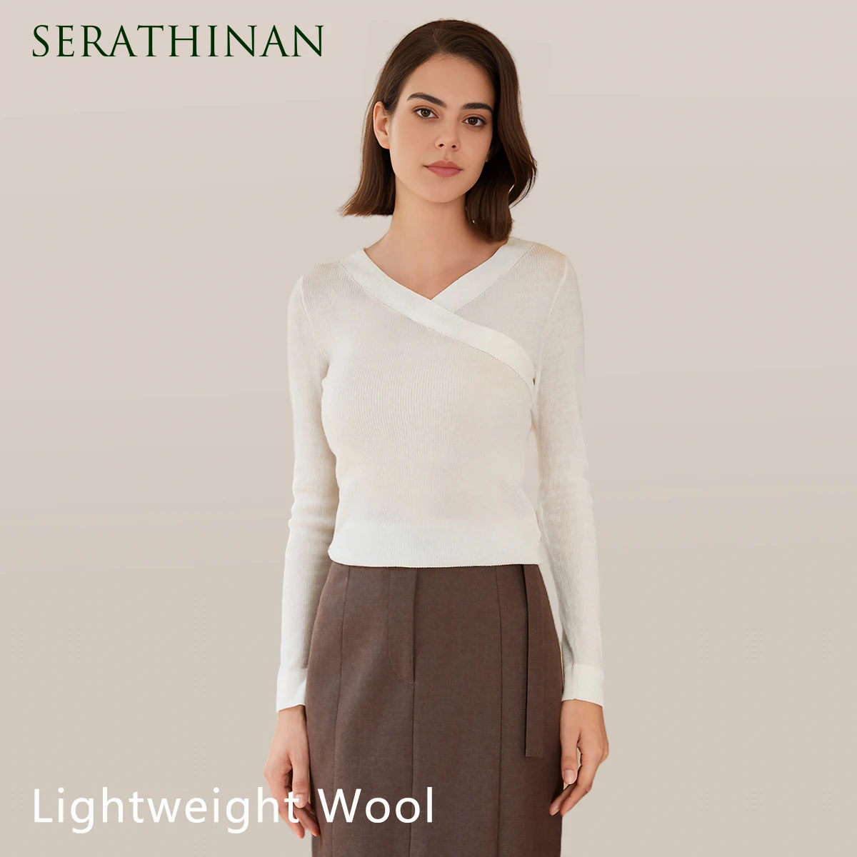 

BC-291 тонкий женский вязаный шерстяной пуловер высшего качества, шерстяной женский свитер, трикотаж, женская одежда