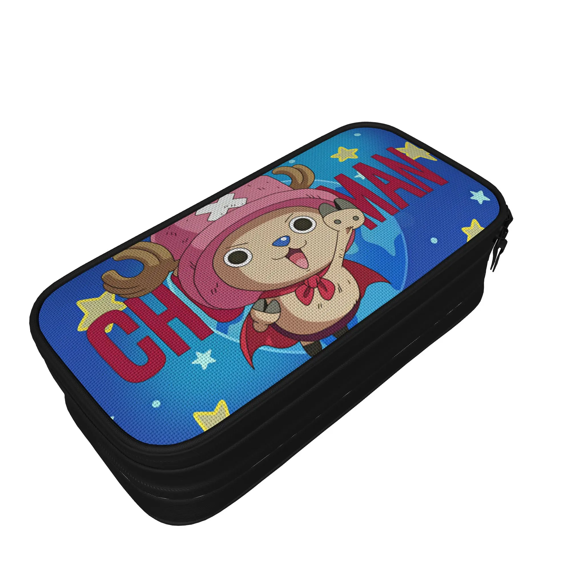 Kawaii Pencil Case TONY TONY Chopper! Pencil Pouch Ones Pieces School Pencil Cases Boy Girl Canvas Design Stationery Organizer