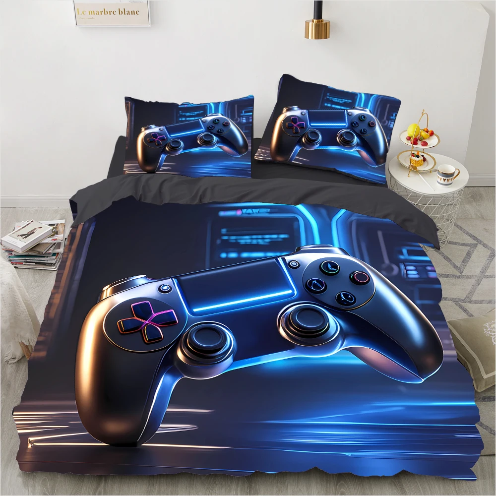 set-biancheria-da-letto-da-gioco-gamepad-set-copripiumino-in-microfibra-ultra-morbida-2-3-pezzi-non-sbiadisce-senza-pilling-regalo-queen-gamer-per-ragazzi-giovani