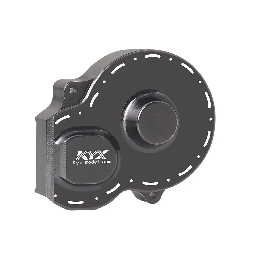 KYX Racing Aluminum Gearbox Spur Gear Cover Upgrades Parts Accessories for 1/24 RC Crawler Car LOSI Micro-B Buggy