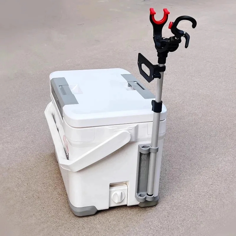 

Изолированный контейнер для приманки для береговой рыбалки со сливной пробкой, водонепроницаемый рыболовный сундук со льдом для лодочного банка, сверхмощный морской холодильник