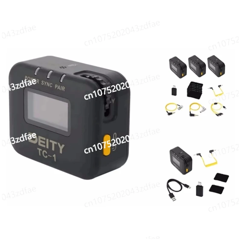 Microphone Time Encoder TC1 TC-1 Kit for Video Recording, Wireless Time Code Box Generator