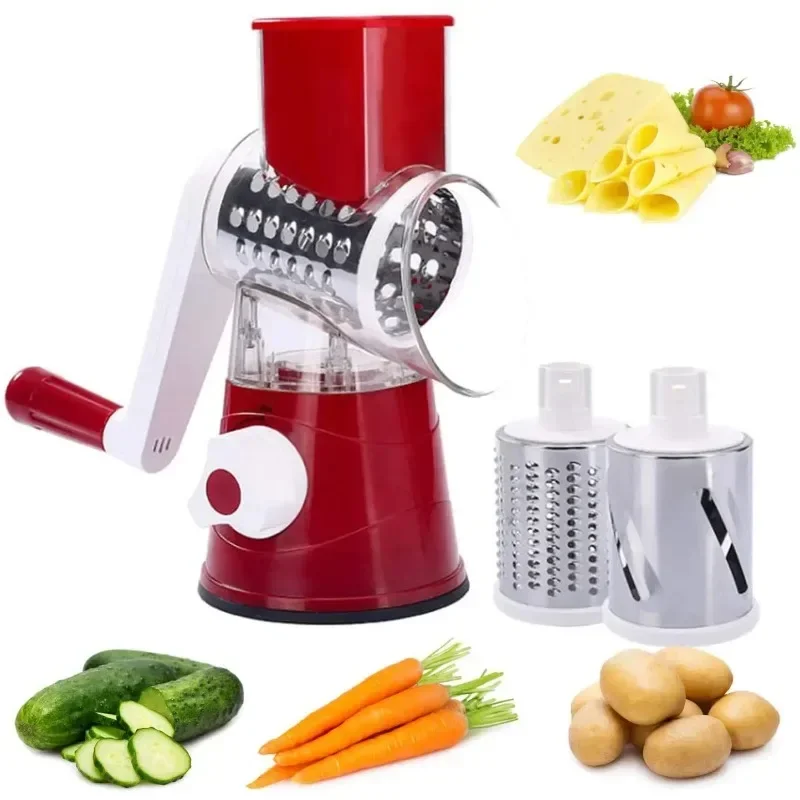 

Multifunctional Roller Vegetable Cutter Hand Crank Home Kitchen Shredder Potato Grater Vegetable cutter & slicer Garlic chopper