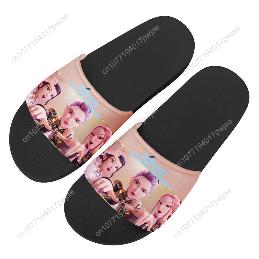 KPop شيطان الصيادين النعال المنزل في الهواء الطلق أحذية ماء غير رسمية الرجال النساء المراهقين شاطئ بركة الصنادل شبشب صيفي