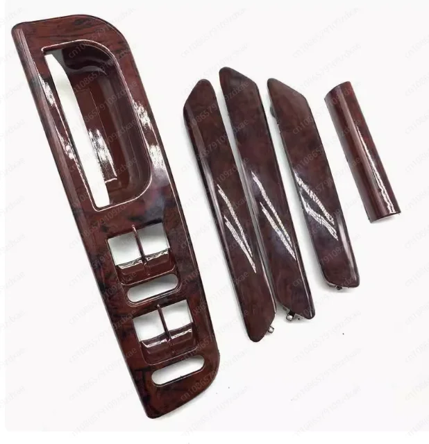 5 Pieces For Passat B5 Cherry Wood Door Handle Window Switch Bracket Control Panel Base Trim Cover 3b1867171F High Quality