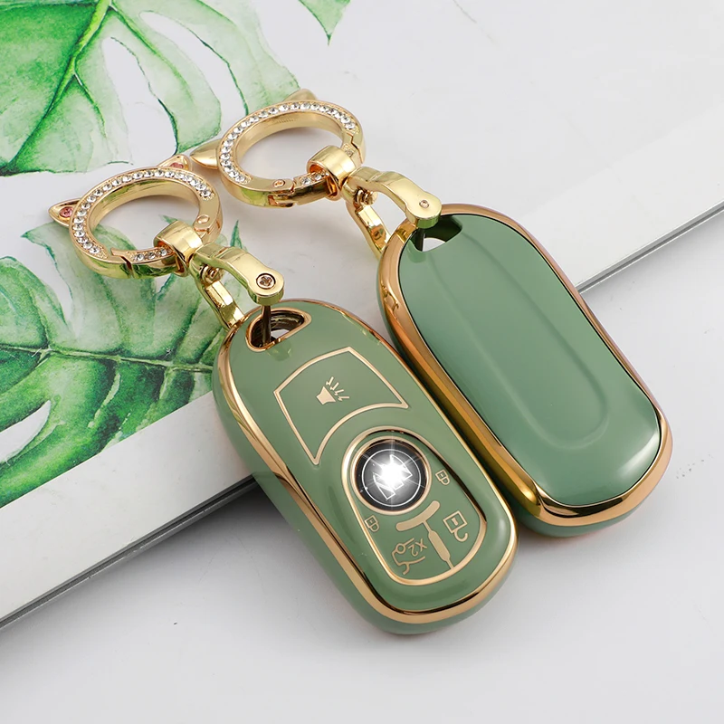 

Автомобильный чехол для ключей из ТПУ, брелок для ключей для Buick Encore Envision GL6 GL8, новые аксессуары Lacrosse Excelle Regal Verano