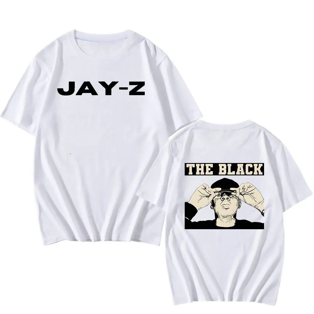 Rapper Jay-Z Graphic Printing T-shirt Men Women Hip Hop Oversized Streetwear Male Fashion Casual Tees Summer Cotton Short Sleeve