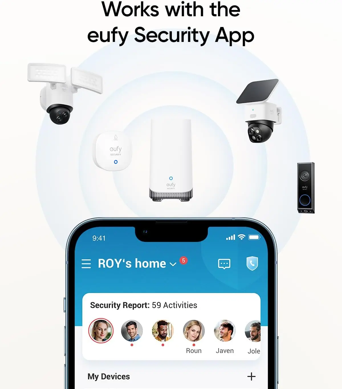 eufy Sicherheits-Wasser- und Gefriersensor mit Fernwarnungen, IP65, wasserdicht, 2 Jahre Akkulaufzeit, HomeBase erforderlich