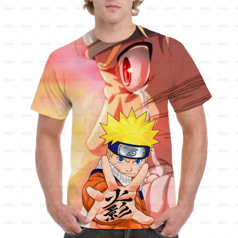 

Men Women New T-shirts Hot Sale Anime Naruto Graphic 3D Print Cosplay Short Sleeve Clothes Summer Boy Girl Kids Cool T Shirt