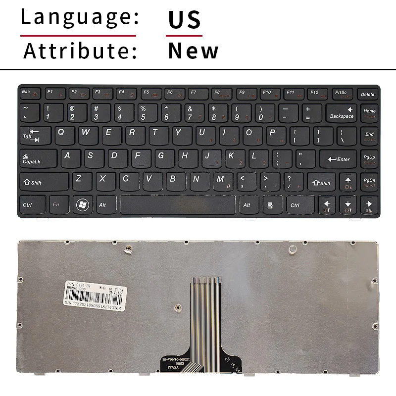 Russian NEW Laptop keyboard for LENOVO G470 V470 B470 B490 G475 B475E V480C B480 M490 B475 V480 M495 RU keyboard