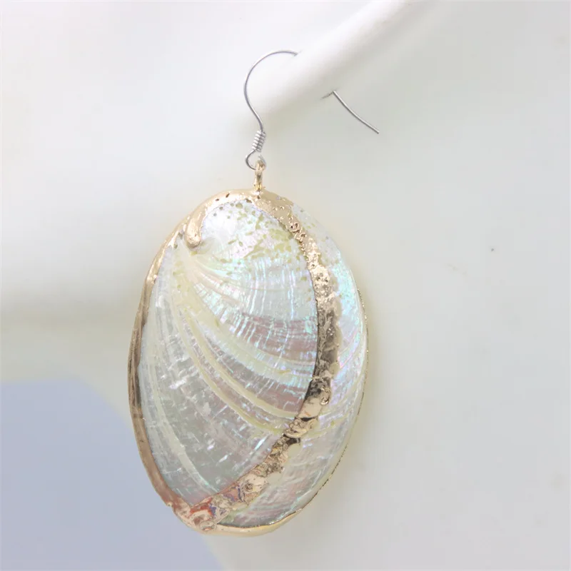 263RM ZFSILVER 925 Silver Hook Fashion Trendy Design Retro Sea Snail Shell Earrings Women Charms Party Accessories Jewelry Gifts