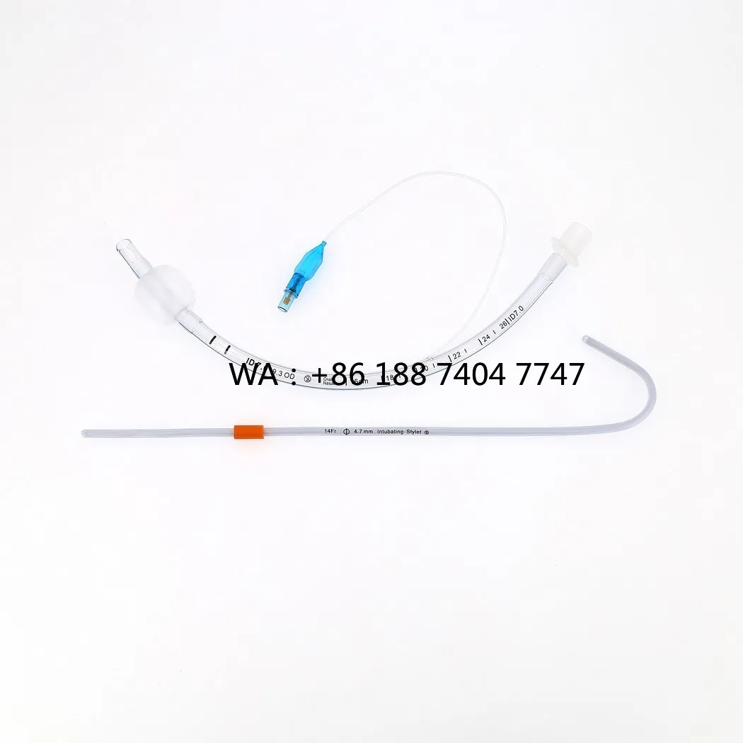 tube-endotracheal-chirurgical-a-manchon-ou-sans-manchon-gauche-droite-avec-stylet-d'intubation-a-usage-unique-medical