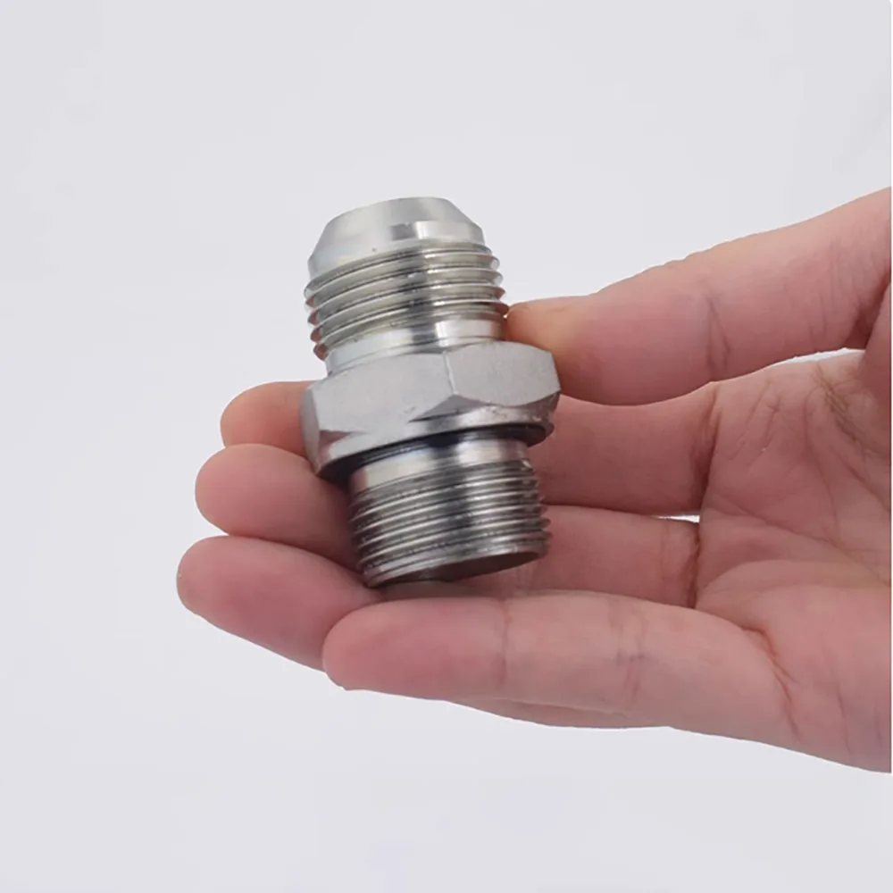 1JB/1JM Straight Transition Joint American JIC Thread 74 ° External Cone to British G Thread ED Sealing Ring WD