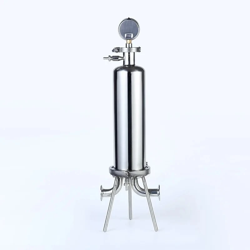 Food Grade Milk Factory End Precision Filter Stainless Steel 304 Micro Membrane Filter Sanitary Micro Filter