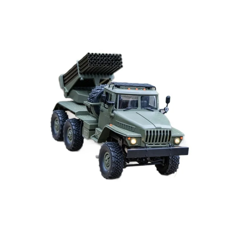 Military BM-21 'Hail' Rocket Launcher Model 1:16 Scale Remote Control Car Toy For Boys Children Full Proportion Play Vehicle