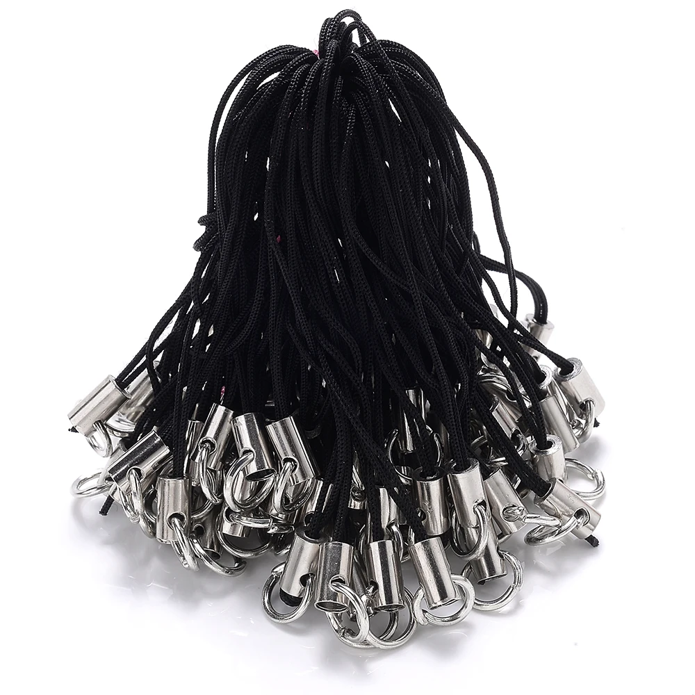 Mix Polyester Cord with Jump Ring for Keychain Making