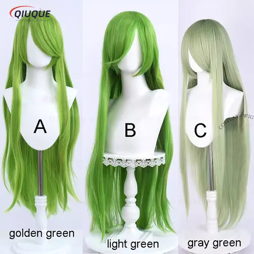 80 Colors 100cm Long Straight Cosplay Wig Anime Compatible Universal Omopinenet Heat Resistant Synthetic Hair Wigs + Wig Cap - Image 21