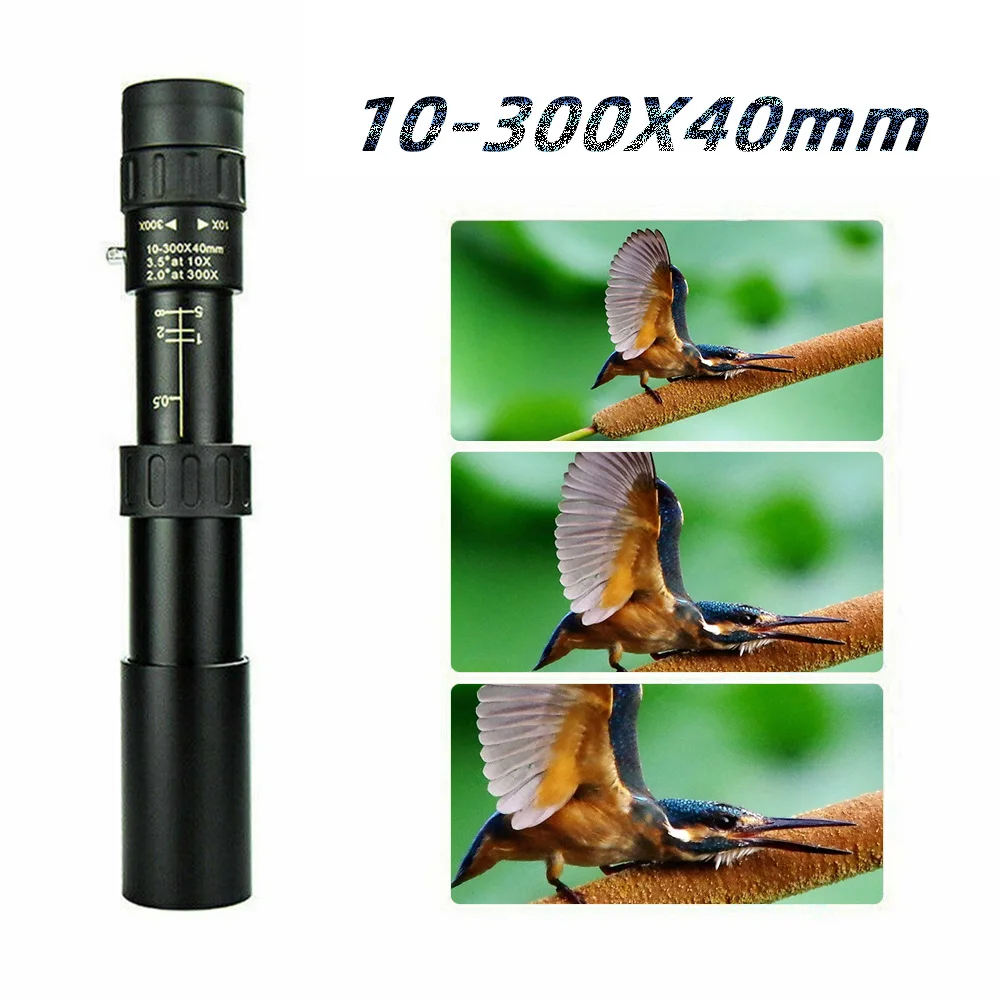 4K super telephoto zoom monocular telescope, HD high power prism waterproof, bird watching travel stargazing telescope