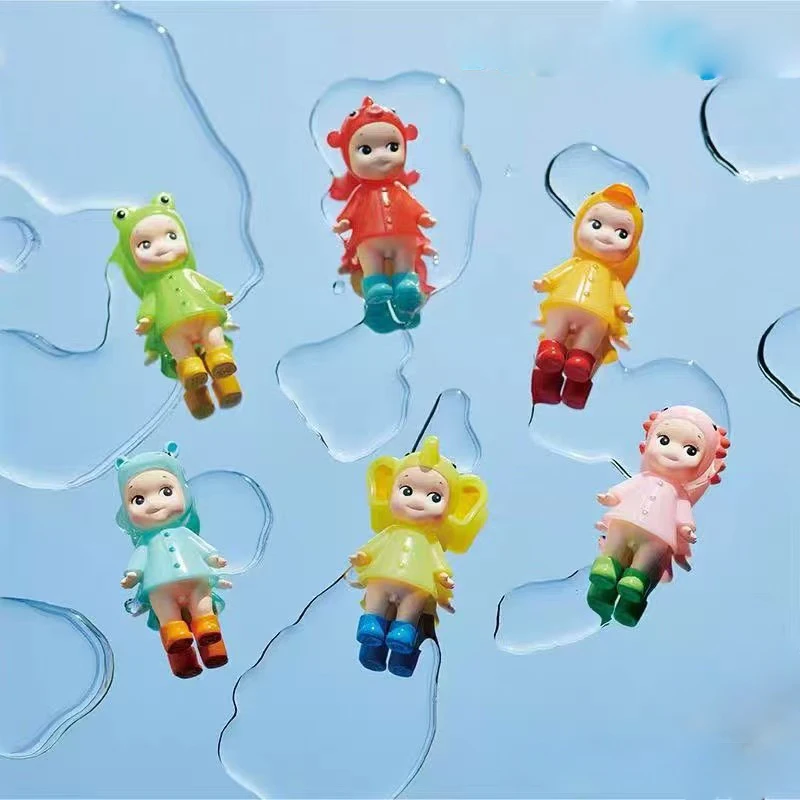 

Новый Сонни Ангелы 6 шт. аниме фигурки дождливый день милая кукла хиппи хипперс детская игрушка в подарок урожай модный автомобиль мобильный