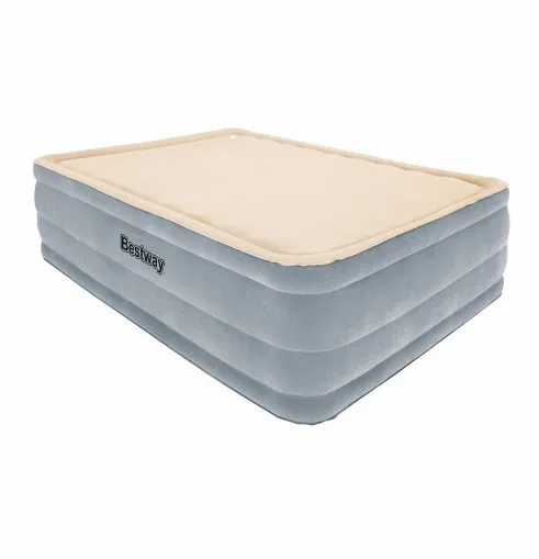 Materasso gonfiabile pieghevole per 2 persone con mobili da camera da letto personalizzati con pompa d'aria elettrica