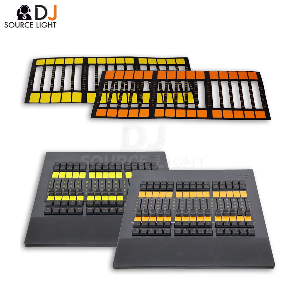 M2a Fader aile lumières de scène contrôleur dmx512 aile de commande dj console d'éclairage avec Flight Case DJ Disco faisceau de tête mobile lavage