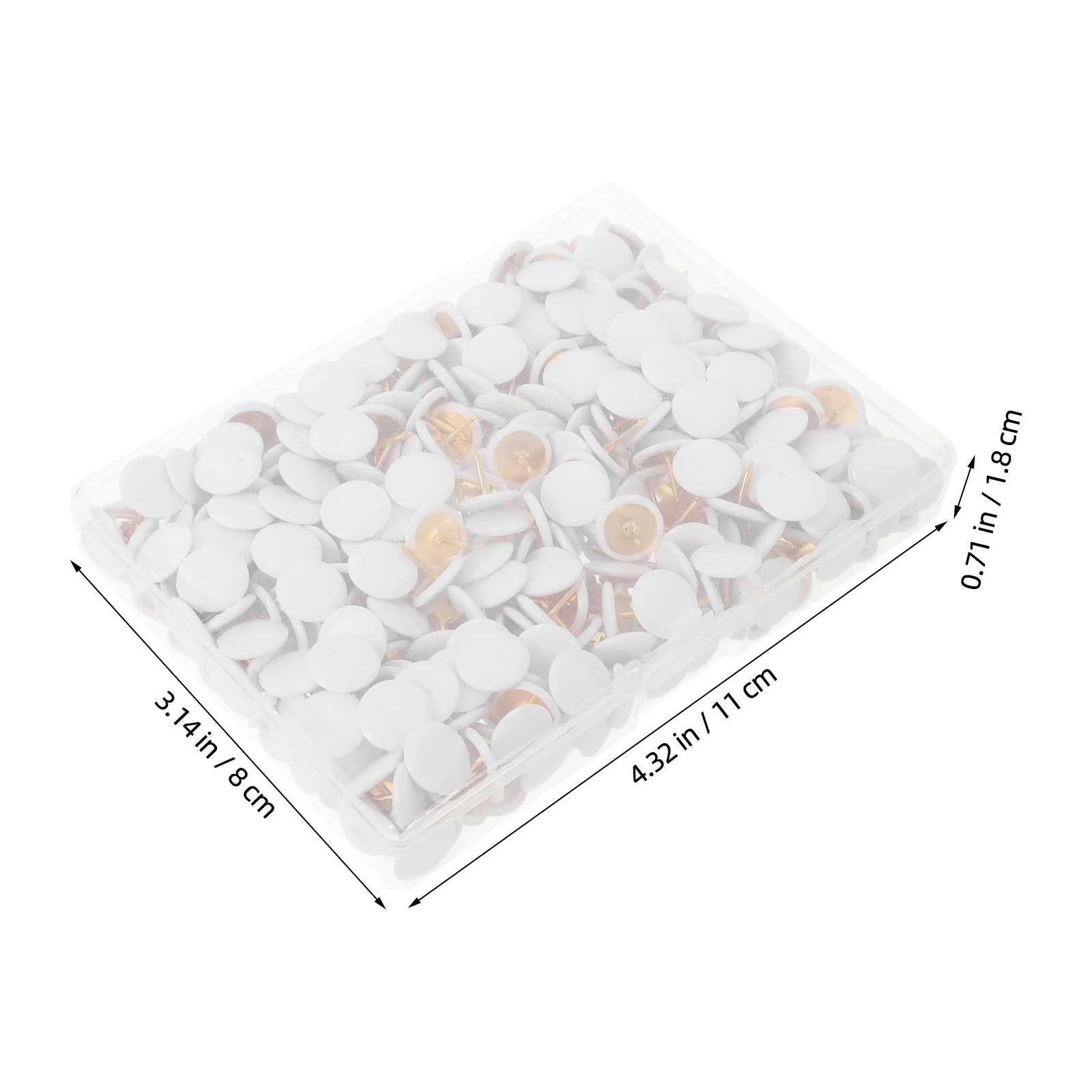 400 قطعة مسامير الإبهام المسطحة اللوازم المكتبية دبابيس الضغط الزخرفية للوحة الإعلانات ملصق الجدار الشنق صياغة عرض الصور #3