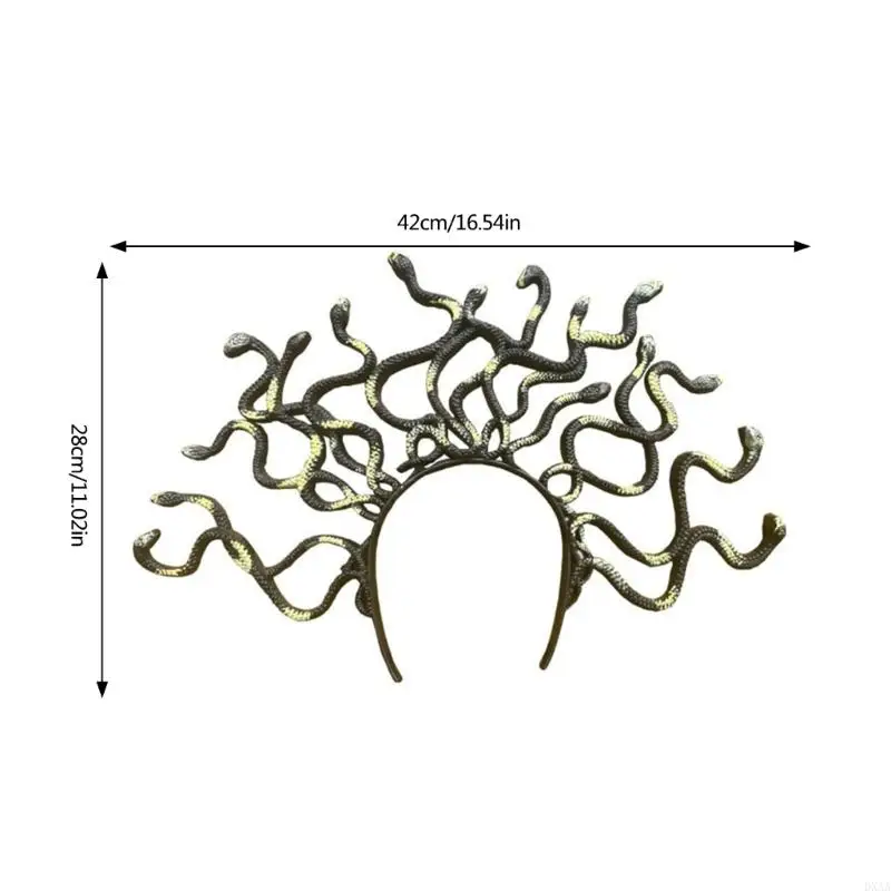 DXAA Women Hairbands Halloween wąż węża urodziny