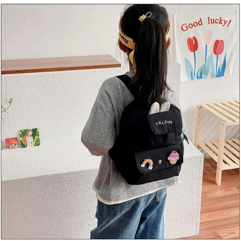 Schattige Cartoon Rugzak Nylon Casual Schooltas Grote Capaciteit Handtas Schoudertas