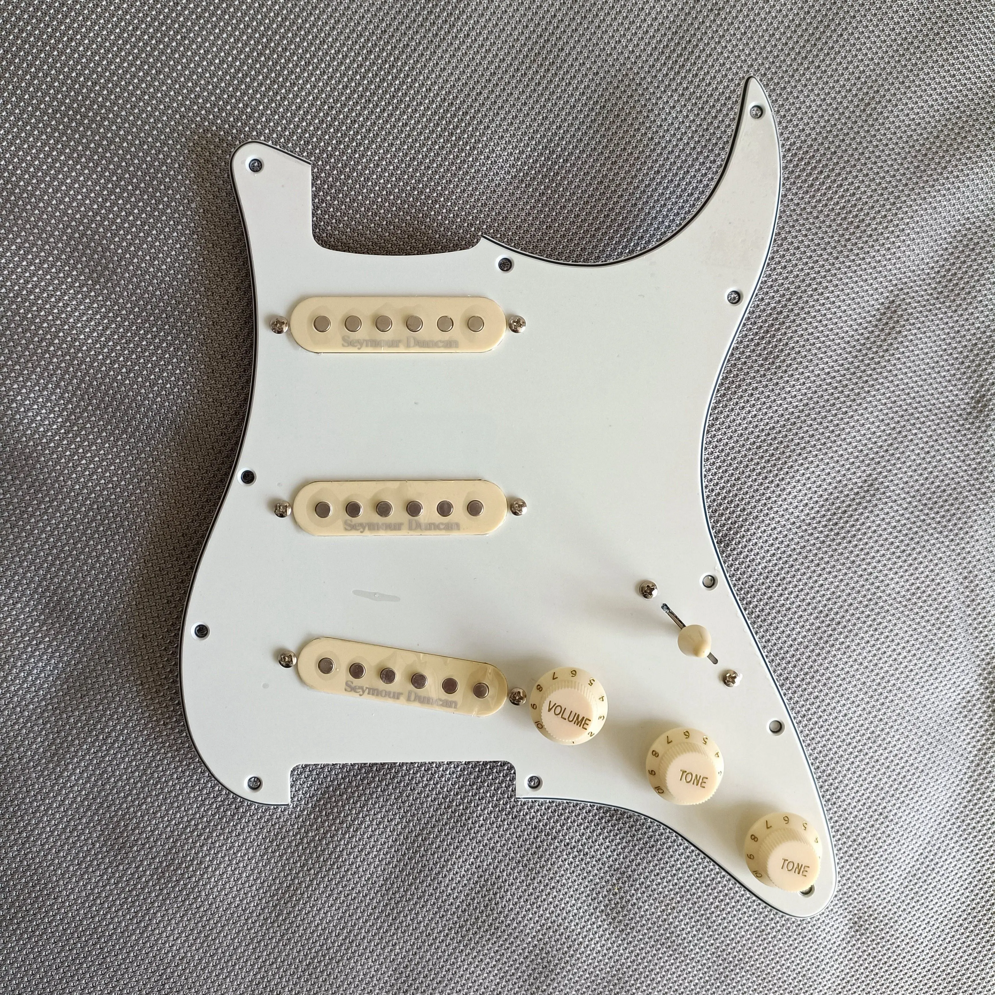 Aktualizovat naložený SSS embellished kytara pickguard aluminium panel SSL1 pickups CTS hrnce sváření postroj kytara příslušenství