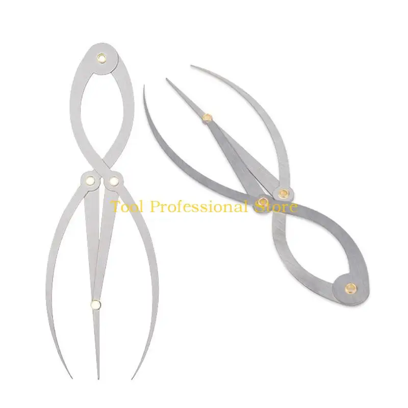 

57QF 1:1.618 Mean Ratio Calipers Three Point Positioning Balance Caliper for Eyebrow Makeup Tattoos Art Work Design