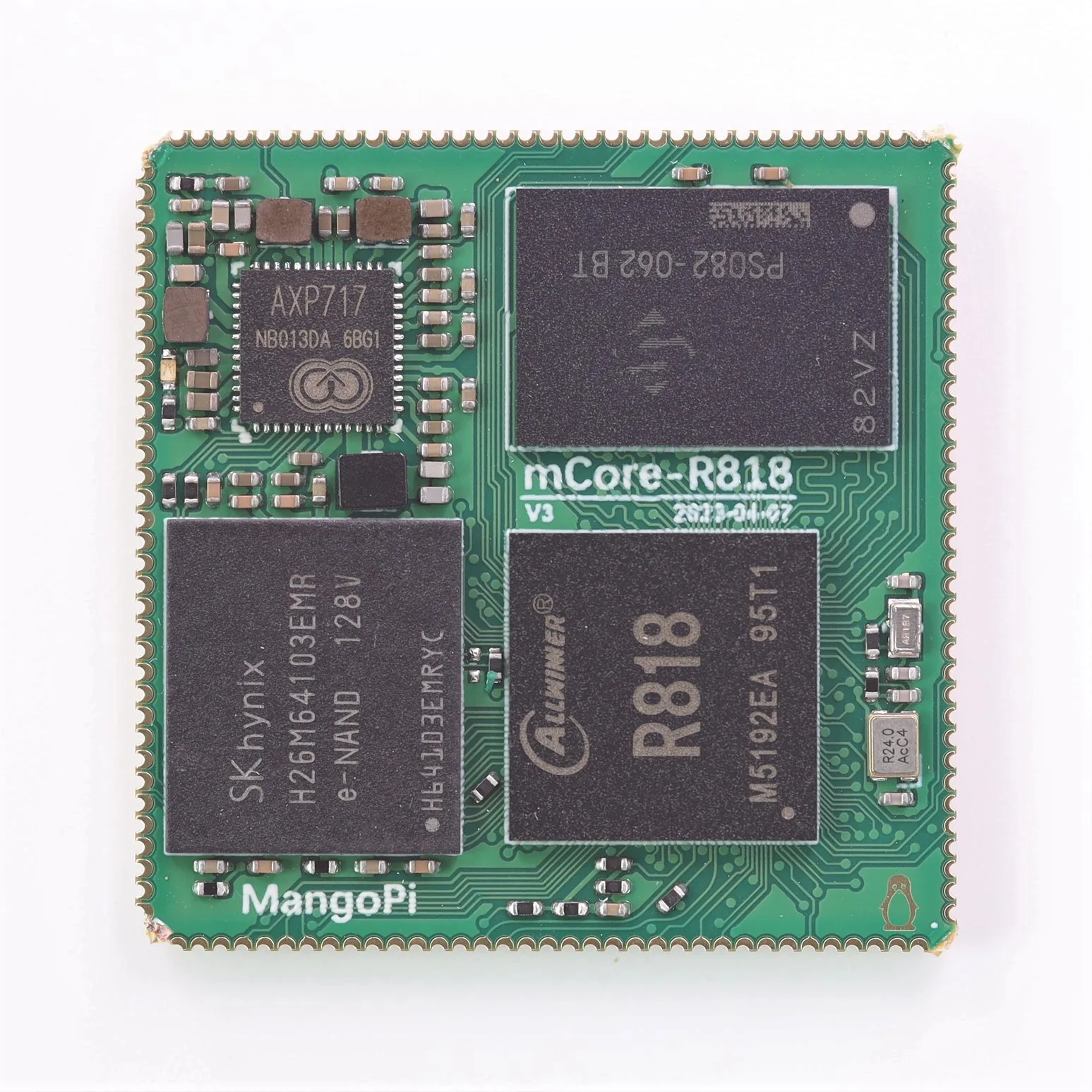 

mCore-R818 V3 Full Stamp Hole Ultra-small core board 2+16 4+32 Android 10 seconds A133