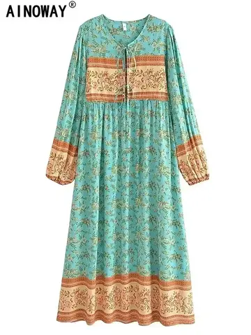 8 best sales boho maxiklänning - №5