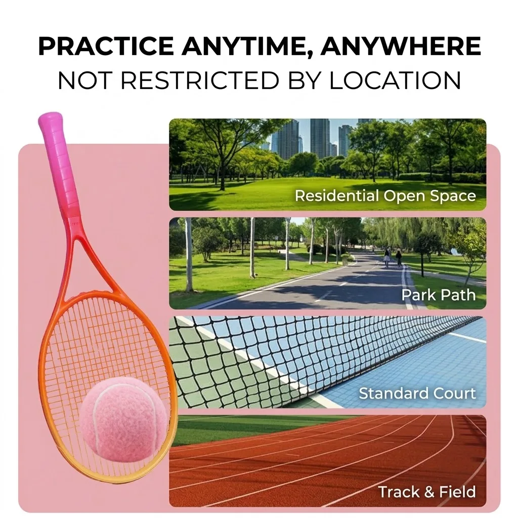 Pink Tennis Balls, Multi-Surface Balls, Combo Pack Training Tennis Balls, Practice Tennis Balls for Indoor and Outdoor Fitness Sports