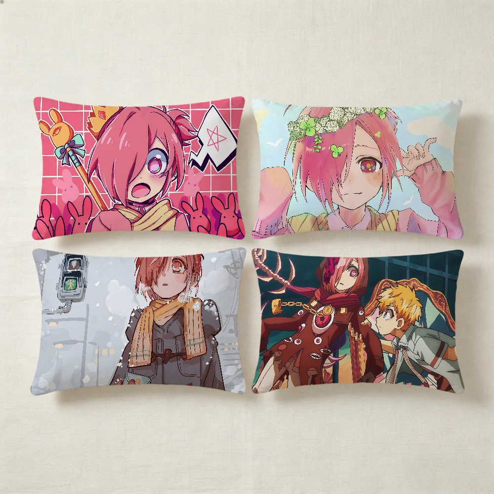 Anime Tbhk Cute M-Mitsuba Cushion Cover Hit Product Home Sofa Living Room Double-Sided Soft Decorative Pillow Cover