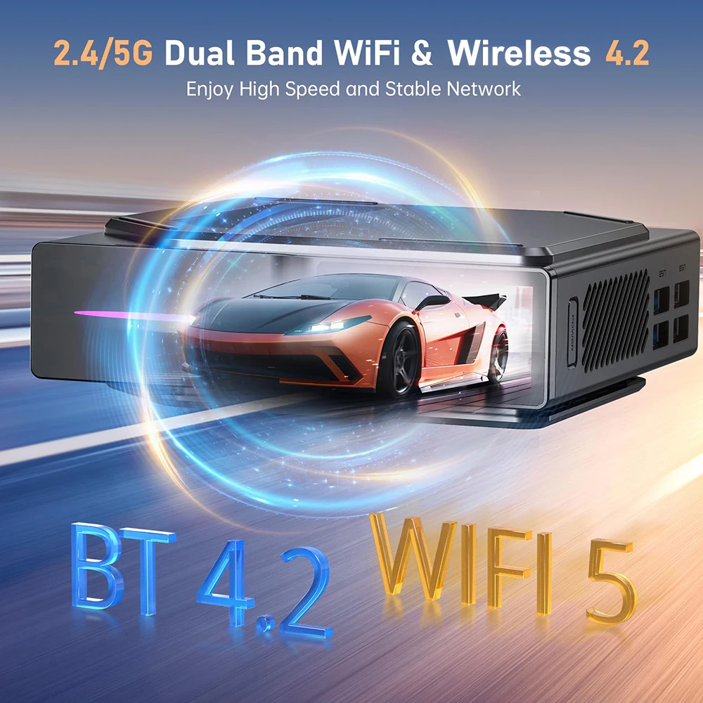 ACEMAGIC S1 Mini PC Windows 11 Pro Intel 12th Alder Lake N97 DDR4 16GB 512GB WIFI5 Bluetooth 4.2 VGA Mini Computer