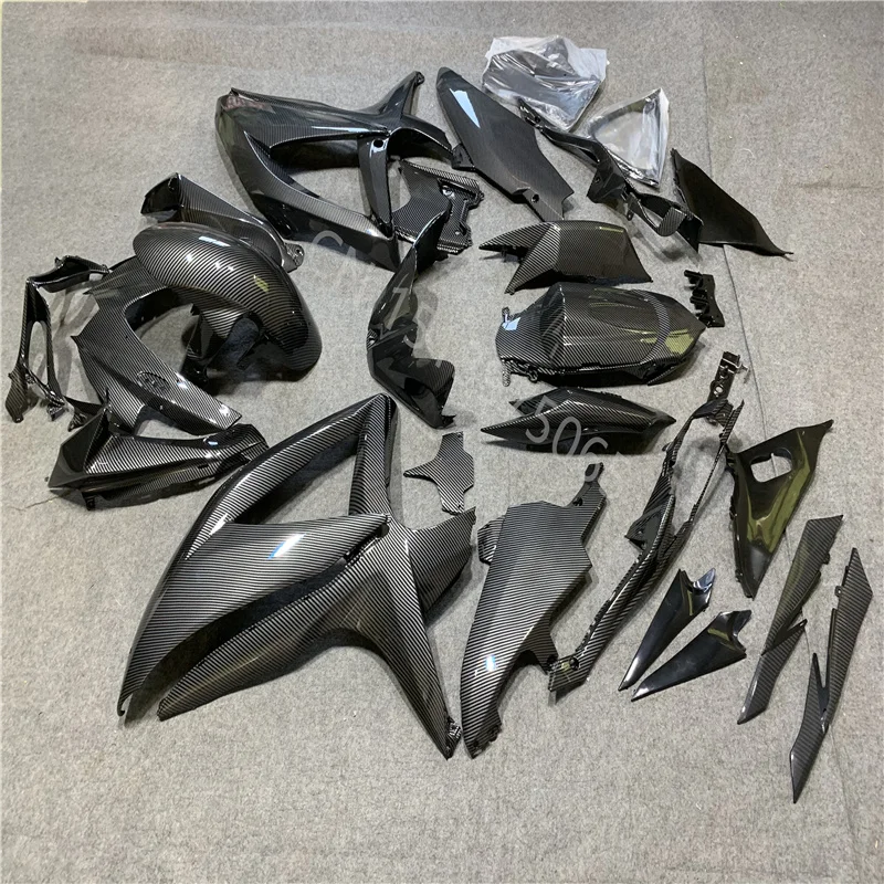 Custom Motorcycle complete fairing kit  For SUZUKI GSXR600 GSXR750 K8 2008 2009 2010 gray black Bodywork  injection molding