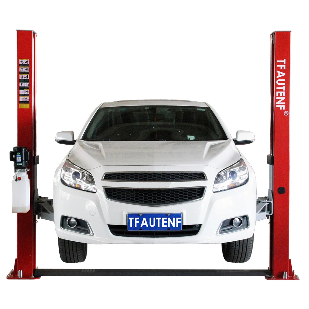 Factory in stock CE cheap hydraulic manual unlock vehicle elevator car hoist 4 tons lifting 2 post car lift