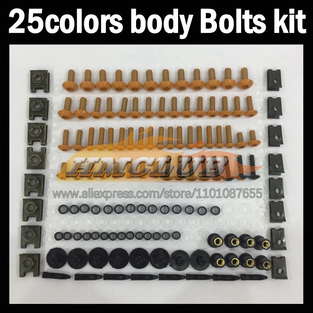 268ps Full Screws Kit Body bolt For HONDA NSR250R MC28 PGM4 NSR 250R 250 R 94 95 96 97 98 99 1994 1999 Fairing bolts screw NutS