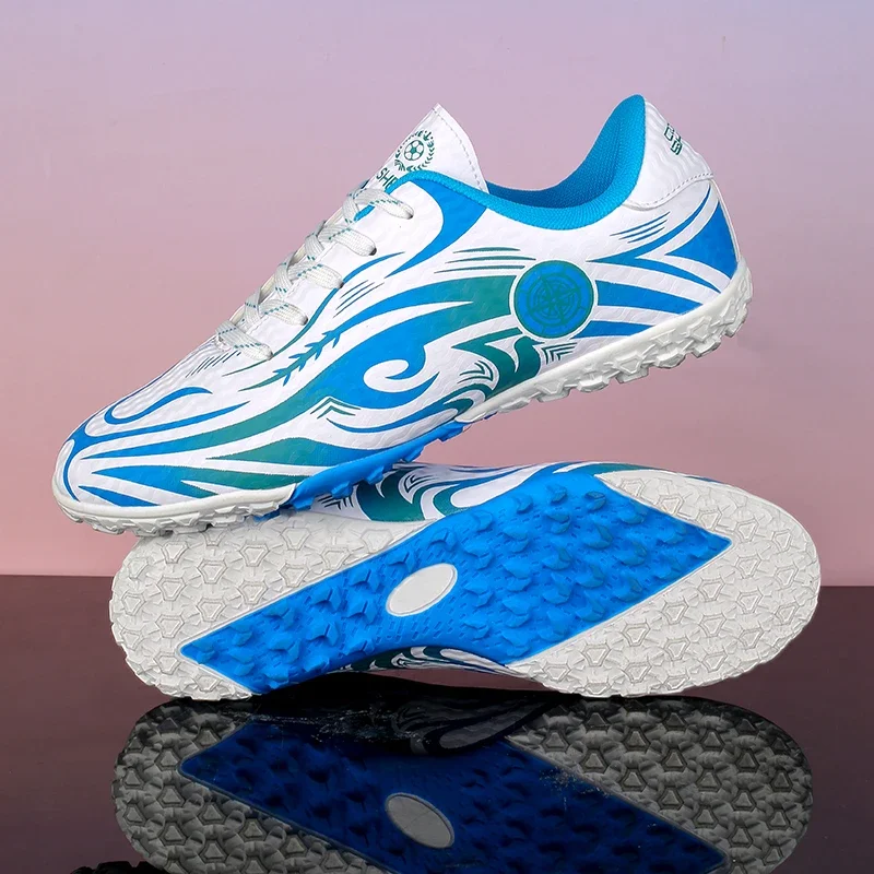 

Low Cut Men Football Shoes Professional Fast TF/FG Turf Top Quality Soccer Shoes Non Slip Resistant Society Football Field Boots