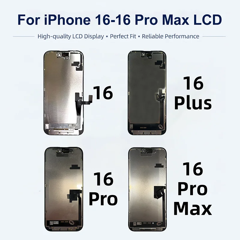 AAA+++ OLED For iPhone 14 15 16 17 LCD Touch Screen Digitizer Assembly For 14 15 Pro 16 Plus 17 Pro Max Incell Replacement Parts image 4
