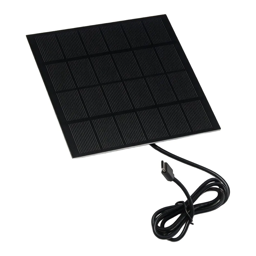 For 3W 6V Monocrystalline Solar Panel For Outdoor Security Cameras & More!