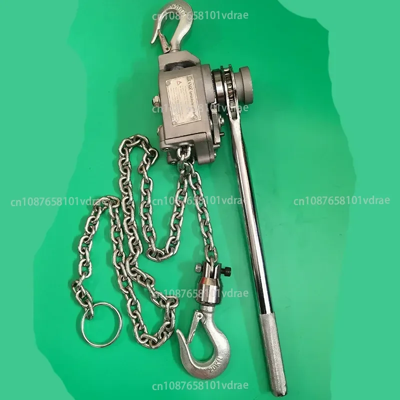 Aluminium Alloy Chain Hand-Operated Hoist, Electrical Construction Tensioner, 2-tonne Chain-Type Hand-Operated Tensioner