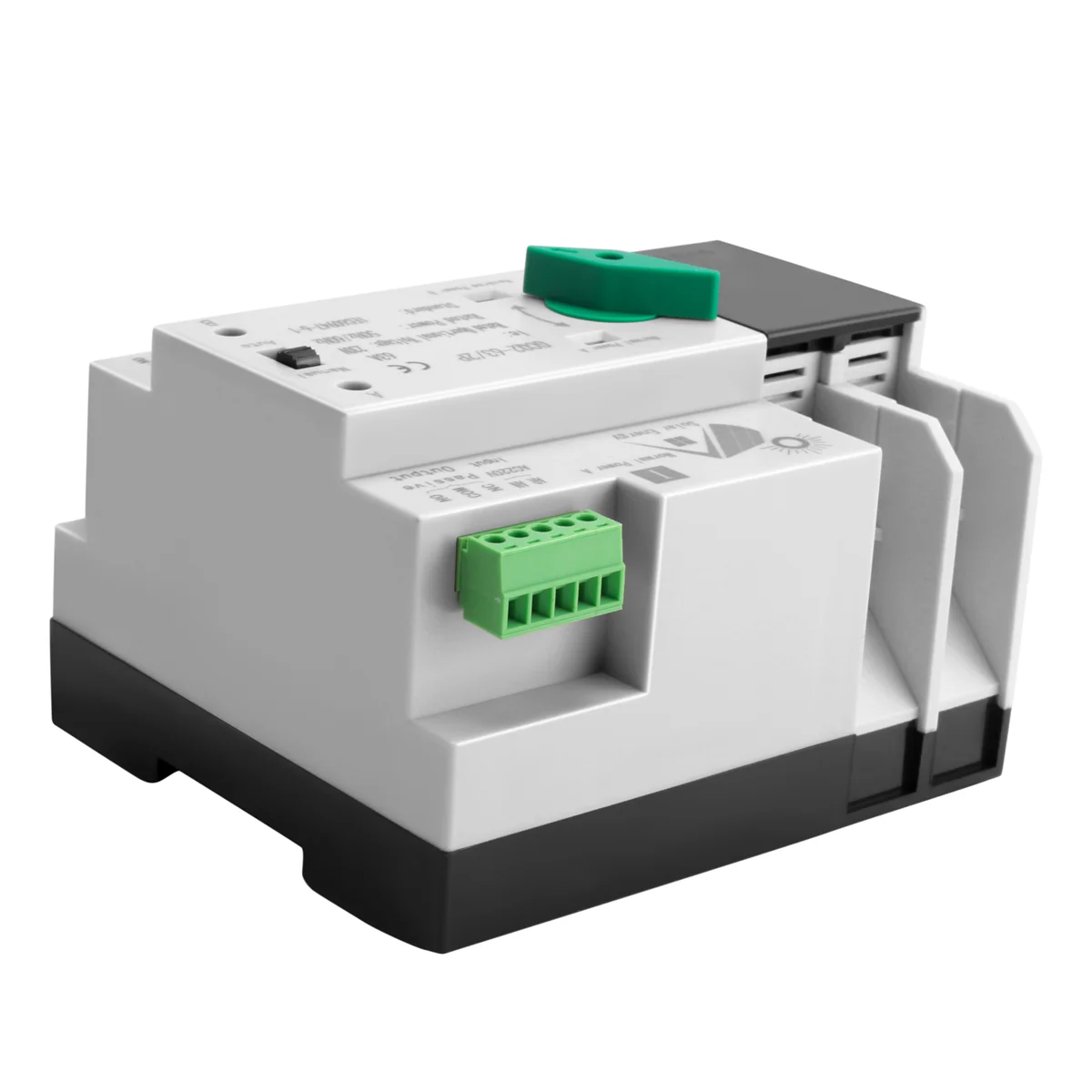Energia Solar Fotovoltaica ATS Interruptor de Transferência Automática, Energia do Sistema PV para o Poder da Cidade, Trilho Din, 2P, 63A, 220V AC