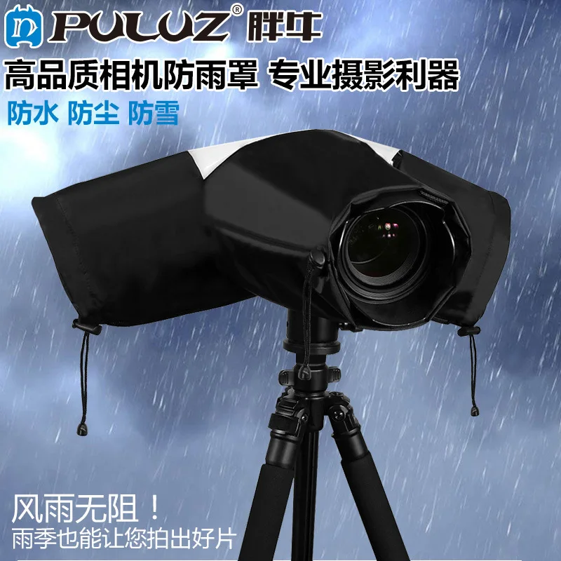 PULUZ Camera Raincover Professional Lens Rain Cover for Canon Nikon DSLR Cameras Windproof Snow Rain Covers Camera Accessories