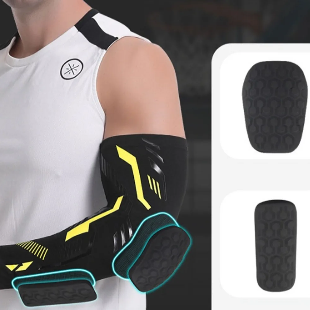 Separate Elbow Pads Long Dual Anti-Collision Arm Sleeve Protector Compression Support Protective Elbow Brace Guard Riding
