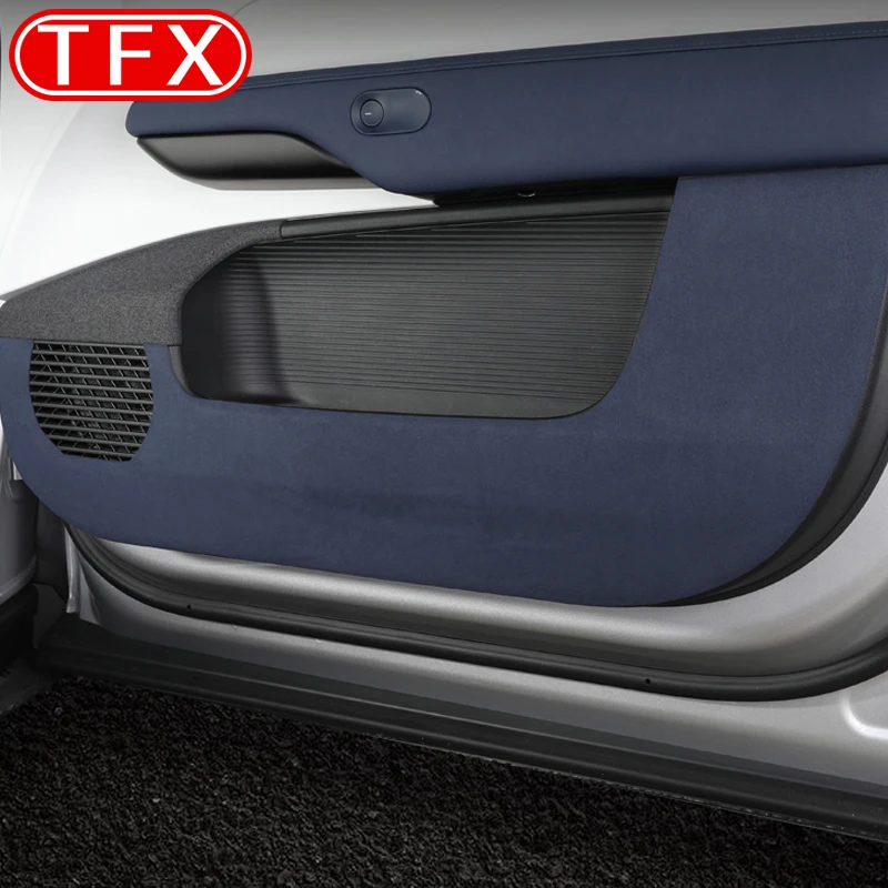 

For Xpeng G6 XiaoPeng 2023 2024 Car Styling Door Leather Anti Kick Pad Protection Side Edge Film Stickers Auto Accessories