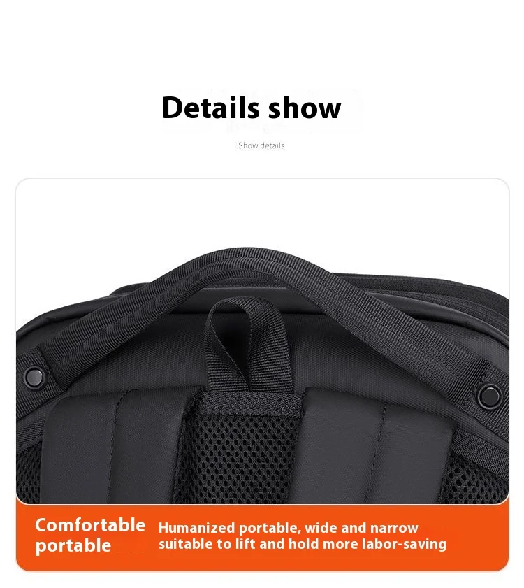 35-l-Business-Rucksack für Herren, wasserdichter Rucksack, große Kapazität, Geschäftsreise, multifunktionale Passwort-Anti-Diebstahl-Laptoptasche – Detail 20