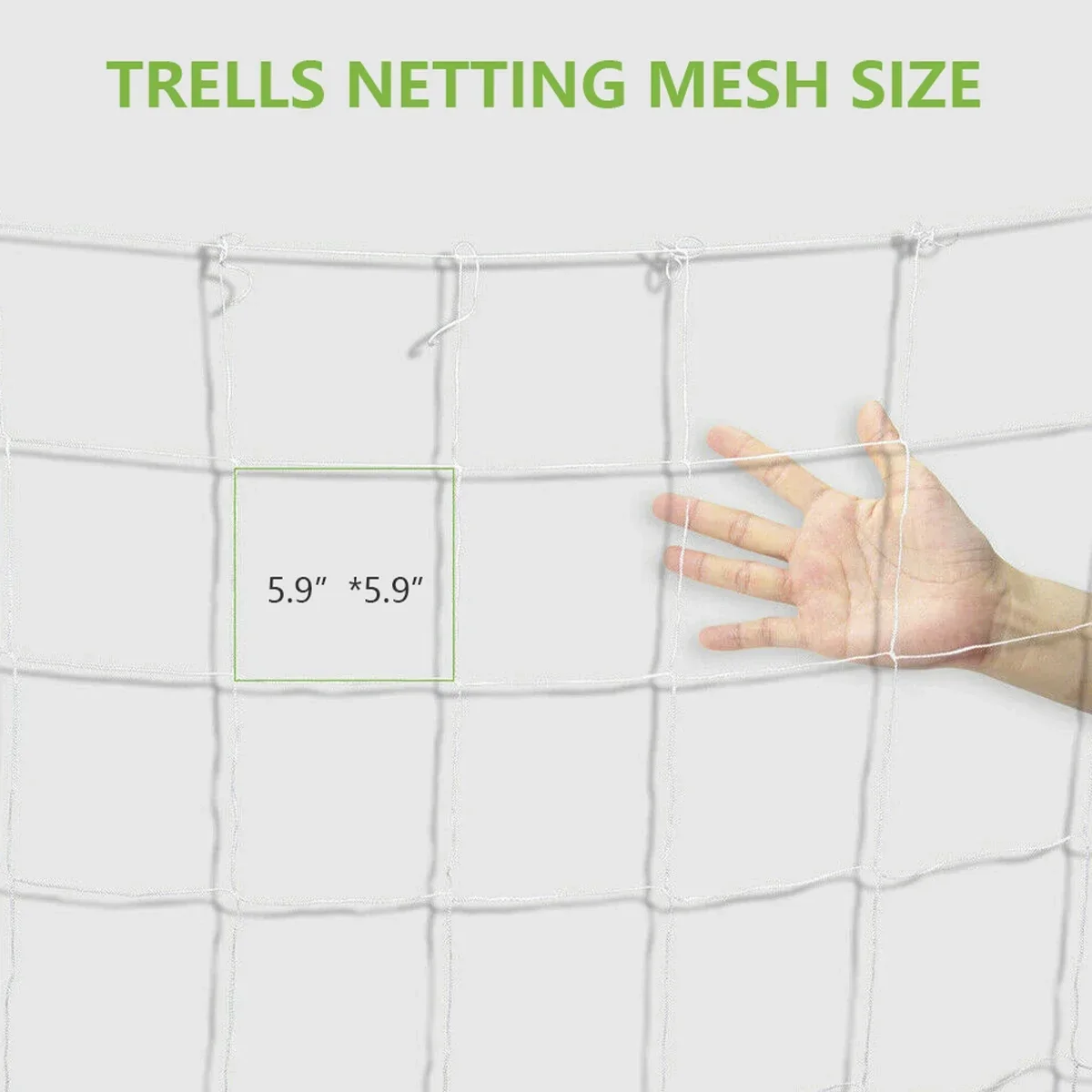 5*60FT Anlage Klettern Net Anlage Unterstützung Stehen Garten Spalier für Blumen Gemüse Reben Klettern String Net Gartengeräte